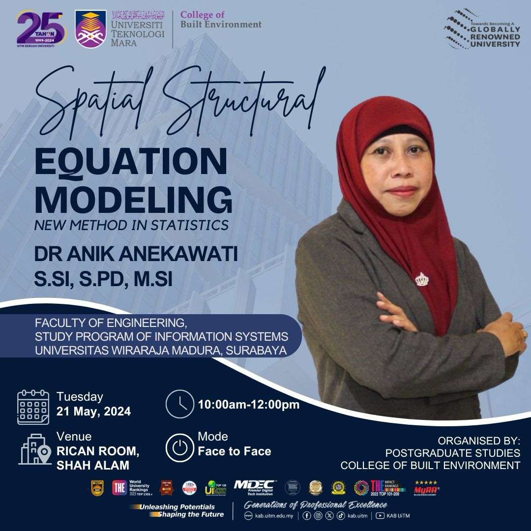 ‘Spatial Structural Equation Modelling: New Method in Statistic’